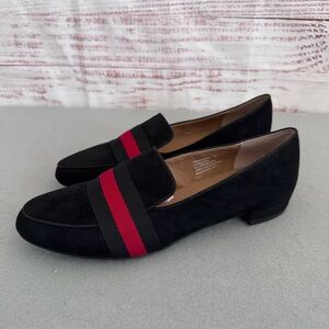 Madden Girl Black Tailored Loafer Flats